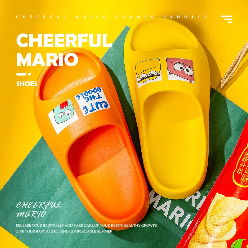 Cheerful Mario Boys Girls Slippers Children Kids Indoor Non-slip Shoes Cartoon Cute Bunny Sandals
Cheerful Mario Boys Girls Slippers Children Kids Indoor Non-slip Shoes Cartoon Cute Bunny Sandals