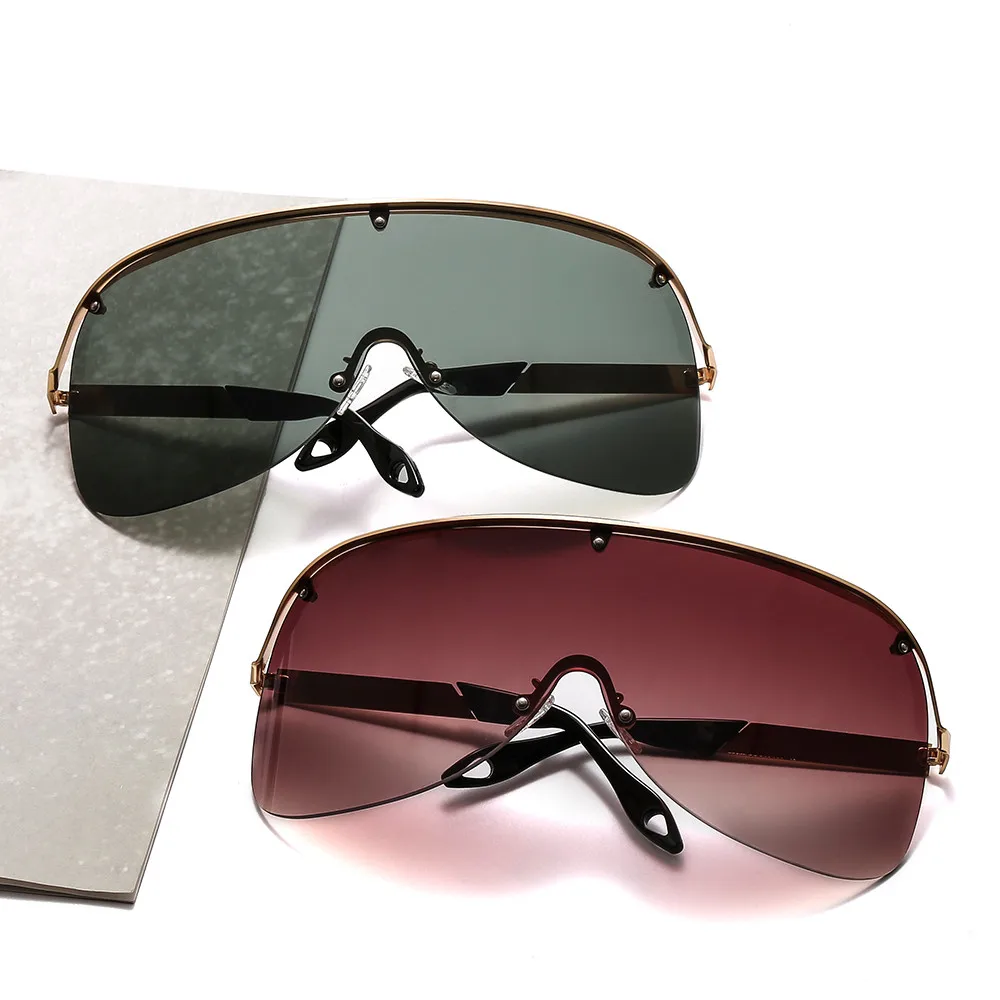 Big Frame flat top one piece 2020 new arrivals unique fashion shades custom designer luxury UV400 sunglasses women men 77203, Mix color
Big Frame flat top one piece 2020 new arrivals unique fashion shades custom designer luxury UV400 sunglasses women men 77203, Mix color