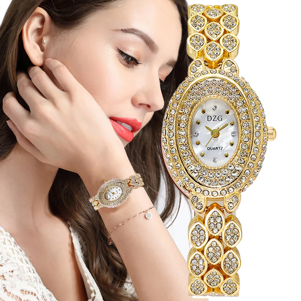 7014 Oval Women Fashion Watches Diamond Luxury Gold crystal bracelet 2021 Ladies Quartz gold diamond watch
7014 Oval Women Fashion Watches Diamond Luxury Gold crystal bracelet 2021 Ladies Quartz gold diamond watch