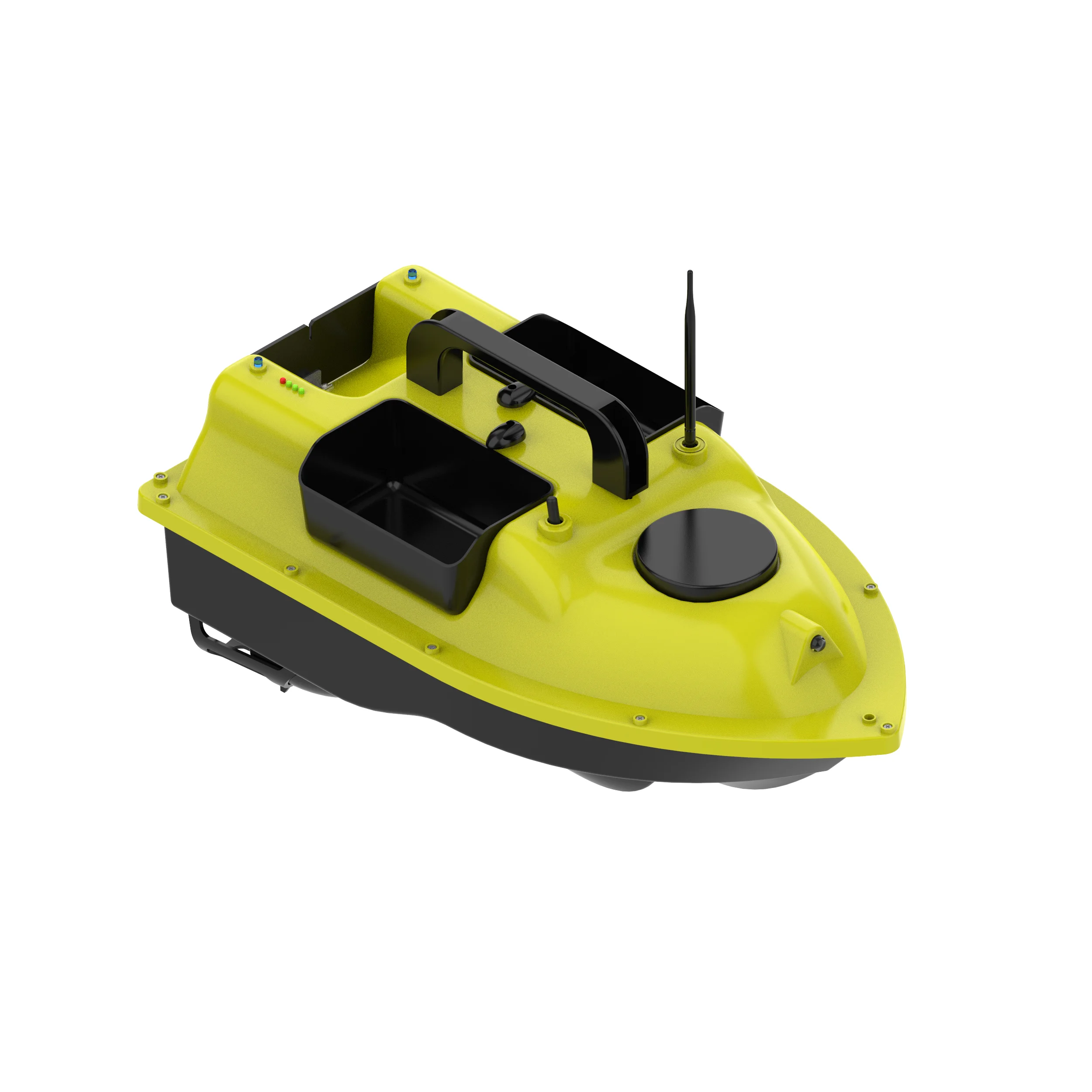 Newest and updated wireless RC Distance control Three Hoppers smart Fishing Bait Boat 2KG weight 500M Cruise boat for Fishing
Newest and updated wireless RC Distance control Three Hoppers smart Fishing Bait Boat 2KG weight 500M Cruise boat for Fishing
