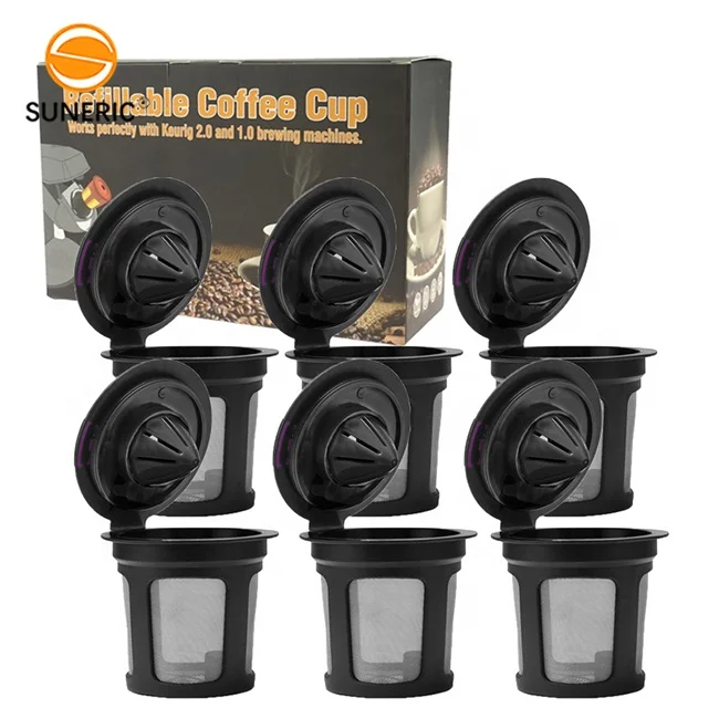 Reusable single cup coffee filter keurig corrosive coffee maker stainless steel k cup coffee filter, Purple/black
Reusable single cup coffee filter keurig corrosive coffee maker stainless steel k cup coffee filter, Purple/black