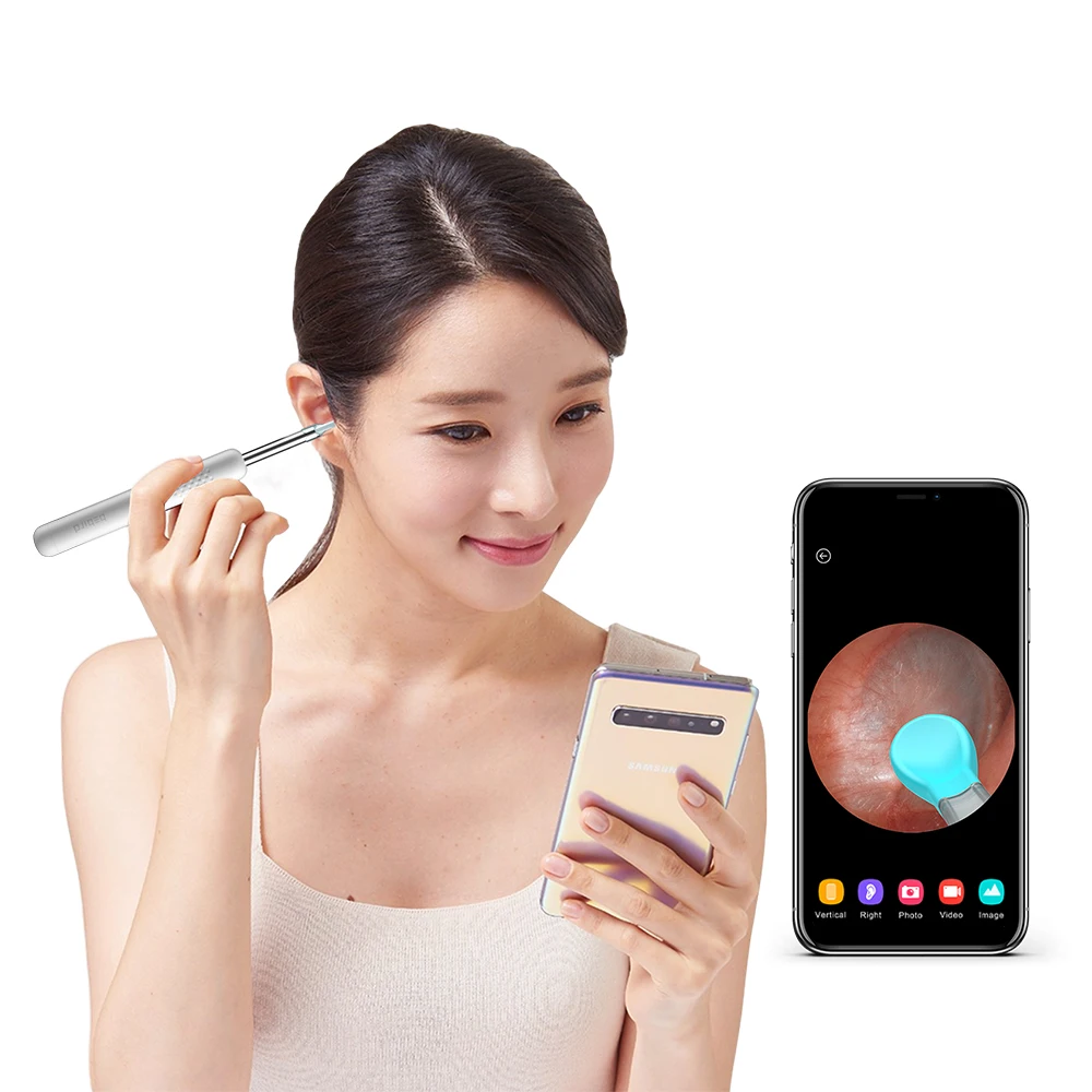 Bebird R1 Portable Inner Ear Cleaner Soft spoons with micro HD camera scope for ear health, White,black
Bebird R1 Portable Inner Ear Cleaner Soft spoons with micro HD camera scope for ear health, White,black