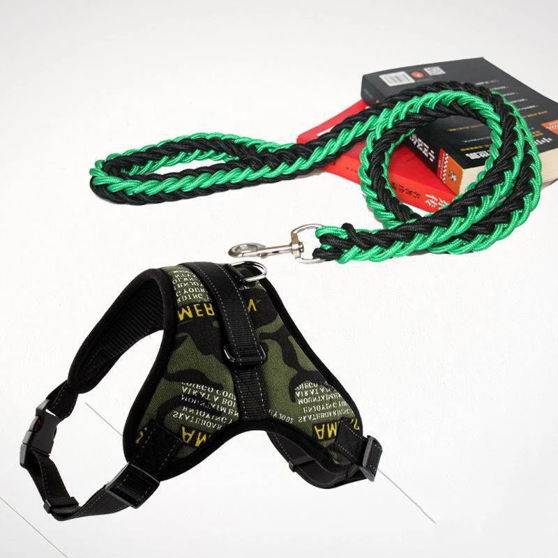 Dog Leashes and Chest Harness Breathable Reflective Puppy Cat Puppy Vest Harnesses for Small Medium Large Dog Harness Set
Dog Leashes and Chest Harness Breathable Reflective Puppy Cat Puppy Vest Harnesses for Small Medium Large Dog Harness Set