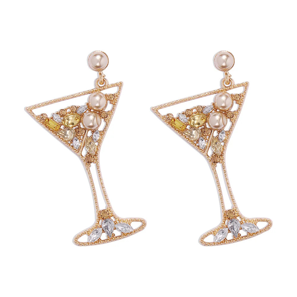 2021 new design fashion handmade diamond 21524 earing personalized fashion goblet Earrings
2021 new design fashion handmade diamond 21524 earing personalized fashion goblet Earrings