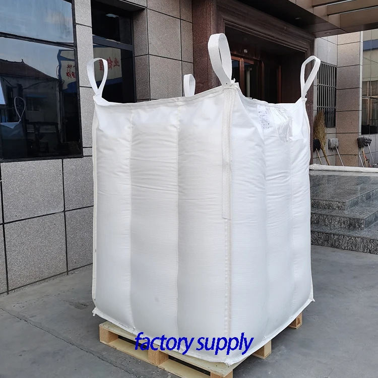 Factory direct supply container bag 1 ton storage bags with spout bottom