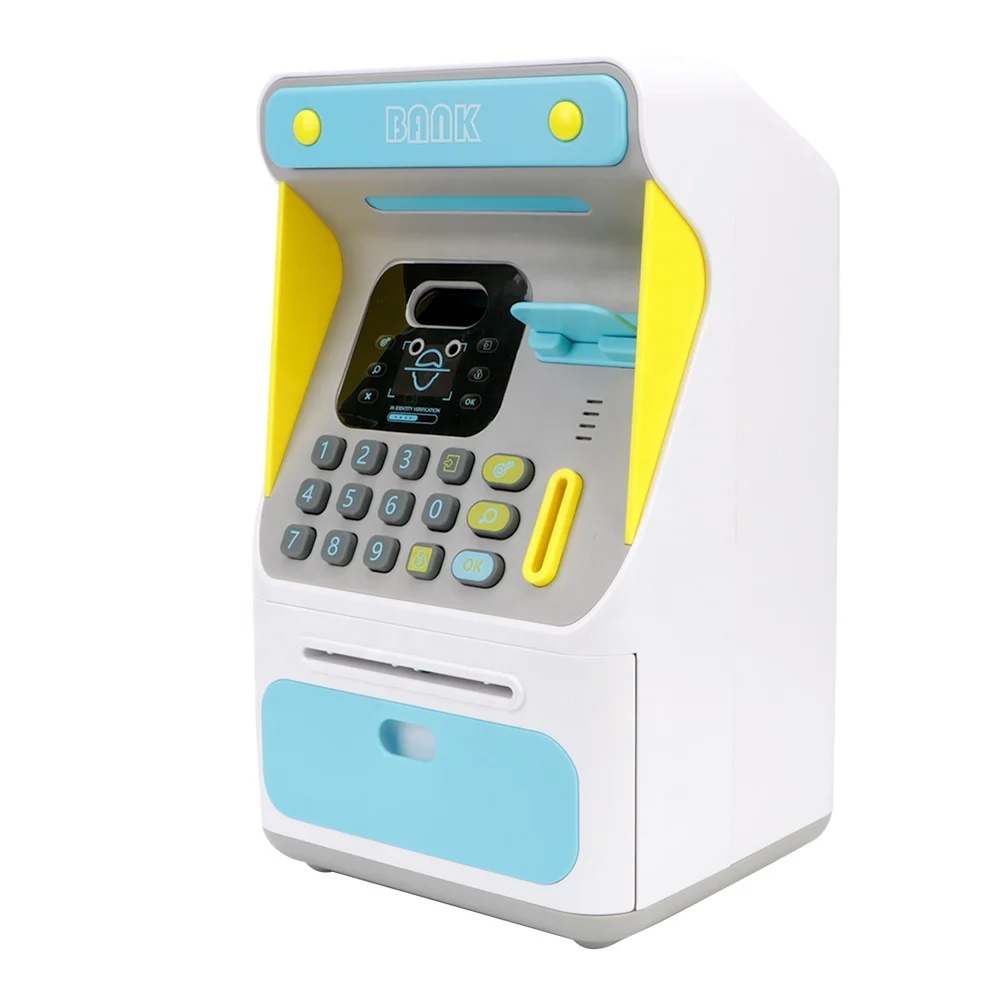 Children's password electric music coin roll simulation intelligent face recognition electronic atm piggy bank
Children's password electric music coin roll simulation intelligent face recognition electronic atm piggy bank