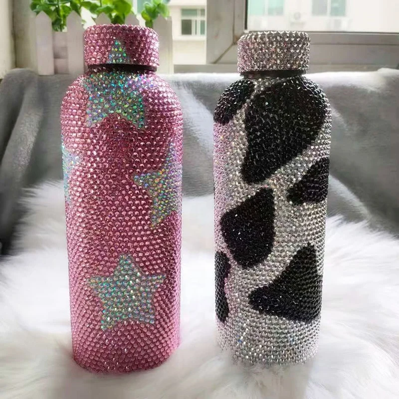 Wholesale Custom Rhinestone Bling Star Mug Milk Cow Stainless Steel Glitter Tumbler for Christmas Gift, As pictured 
Wholesale Custom Rhinestone Bling Star Mug Milk Cow Stainless Steel Glitter Tumbler for Christmas Gift, As pictured