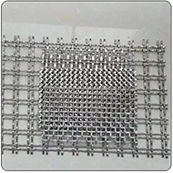 Crimped wire mesh