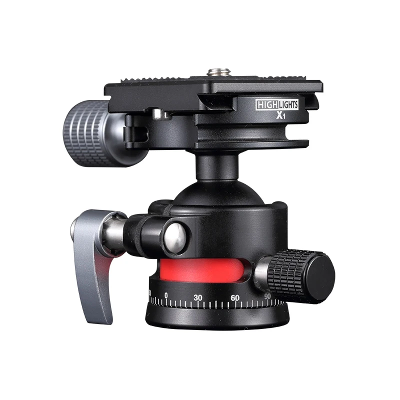 Double Sphere Panoramic Ball Head with Quick Release Plate Low Center Of Gravity Ball Head For Tripod
Double Sphere Panoramic Ball Head with Quick Release Plate Low Center Of Gravity Ball Head For Tripod