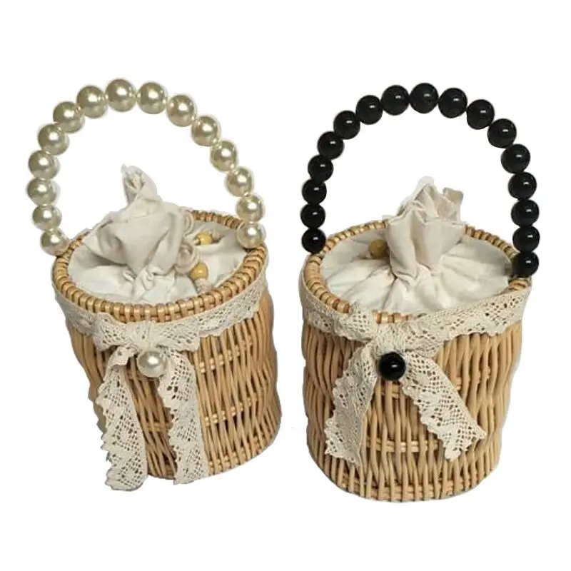 Summer 2021 New Hand-woven Rattan Handbags Pearl Portable Fashion All-match Trendy Handbags, As show
Summer 2021 New Hand-woven Rattan Handbags Pearl Portable Fashion All-match Trendy Handbags, As show
