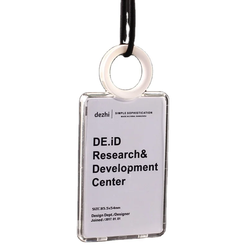 Multifunctional creative work ID card holder Personal identification lanyard Access control badge holder Ring badge work badge
Multifunctional creative work ID card holder Personal identification lanyard Access control badge holder Ring badge work badge