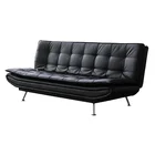 Nisco Living room Furniture Contemporary Tufted Futon Sofa Bed