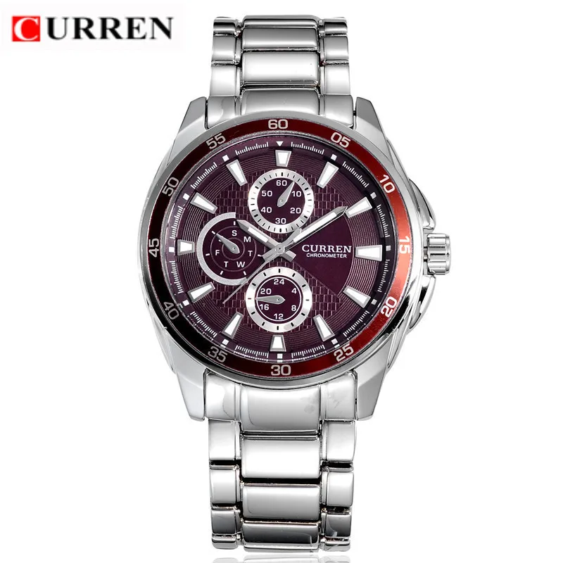 New Design watch Fashion Business Mens Wristwatch CURREN Brand Stainless Steel Strap OEM Custom Logos Original Wrist Watch
New Design watch Fashion Business Mens Wristwatch CURREN Brand Stainless Steel Strap OEM Custom Logos Original Wrist Watch