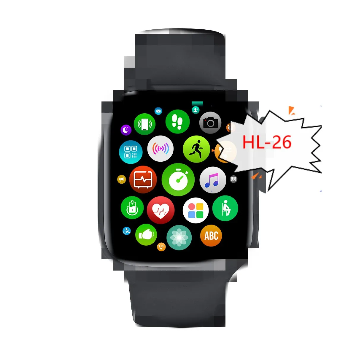 smart watch HL26 2020 new product watch 6 series6 exercise machine sports suspension smart watch manufacturer W26
smart watch HL26 2020 new product watch 6 series6 exercise machine sports suspension smart watch manufacturer W26