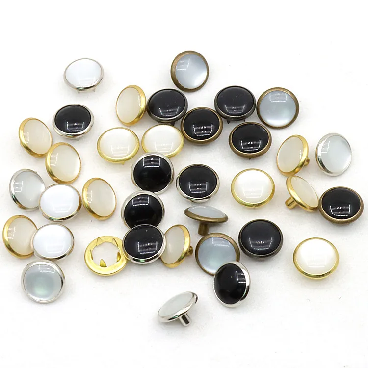 Button factory direct sale 12MM fashion high quality 4-piece shirt metal claw snap button, Customized
Button factory direct sale 12MM fashion high quality 4-piece shirt metal claw snap button, Customized