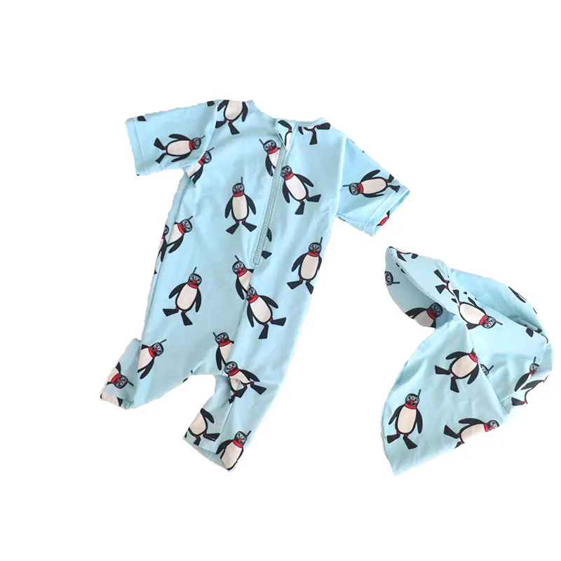 Kids beach leisure sportswear, sun hat, boys and children, one-piece swimsuit, swimming trunks, quick-drying, pattern: penguin
Kids beach leisure sportswear, sun hat, boys and children, one-piece swimsuit, swimming trunks, quick-drying, pattern: penguin