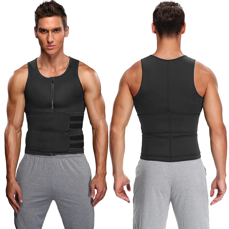 Men Sauna Suit Waist Trainer for Weight Loss Bodywear Men's Slimming Body Shaper Compression Shirt Body Slimming Shapewear, Black
Men Sauna Suit Waist Trainer for Weight Loss Bodywear Men's Slimming Body Shaper Compression Shirt Body Slimming Shapewear, Black