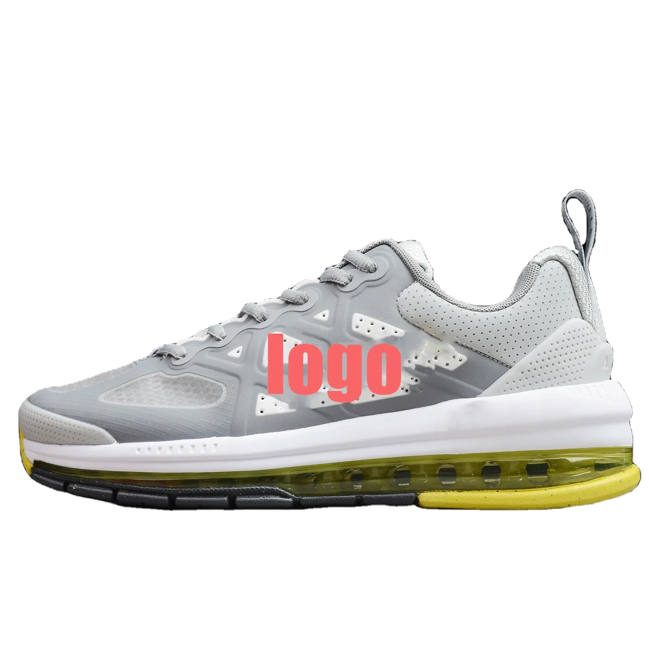 New fashion original 1:1 casual lace up air cushion running shoes breathable soft soled sneakers, Black
New fashion original 1:1 casual lace up air cushion running shoes breathable soft soled sneakers, Black