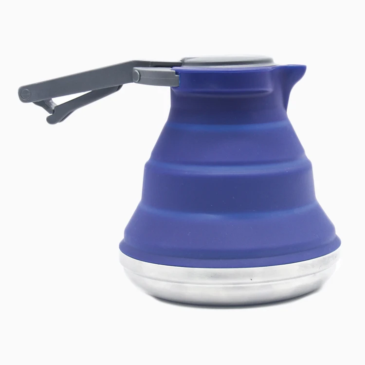 Hot selling low moq metal silicone foldable portable backpacking water storage kettle
Hot selling low moq metal silicone foldable portable backpacking water storage kettle