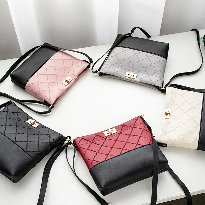 Fashion Envelope Shape Thread Plaid PU Women Shoulder Bags Ladies Mini Phone Bags Messenger Purse Bag with Lock, Stock colors
Fashion Envelope Shape Thread Plaid PU Women Shoulder Bags Ladies Mini Phone Bags Messenger Purse Bag with Lock, Stock colors