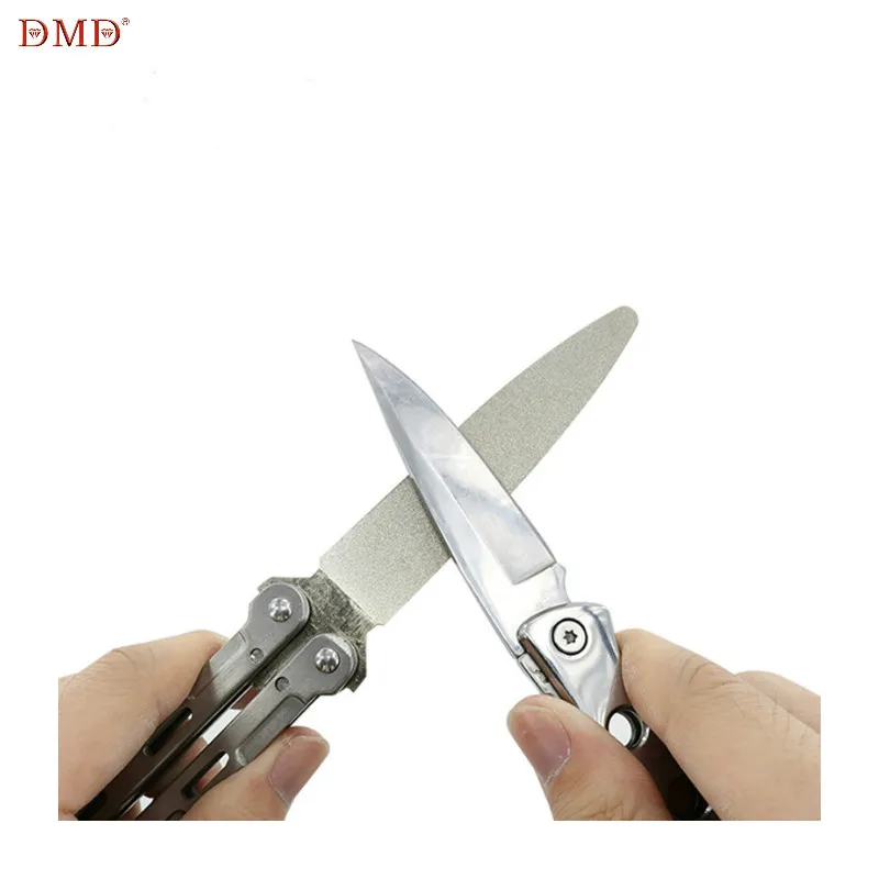 DMD Portable Double Side Sharpener Knife 400 600 Grit Durable Diamond Folded Knife Sharpener Outdoor Tool, Silver
DMD Portable Double Side Sharpener Knife 400 600 Grit Durable Diamond Folded Knife Sharpener Outdoor Tool, Silver