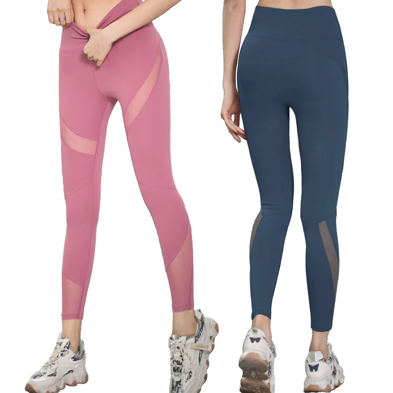 New Wholesale Custom Women's Yoga Pants Peach Hip Lifting High Waist Tight Exercise Workout Legging with Mesh for Women
New Wholesale Custom Women's Yoga Pants Peach Hip Lifting High Waist Tight Exercise Workout Legging with Mesh for Women