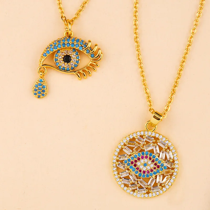High Quality Eye Shape Necklace Custom Eye Shape Necklace Gold Plated All Seeing Eye Shaped Pendant
High Quality Eye Shape Necklace Custom Eye Shape Necklace Gold Plated All Seeing Eye Shaped Pendant