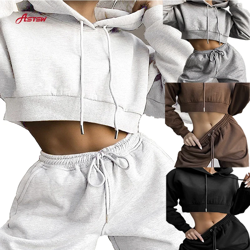 High quality Custom Plain Cotton Women 2 Pieces Crop Hoodie And Sweat Pants Jogger Set women's hoodies, Customized colors
High quality Custom Plain Cotton Women 2 Pieces Crop Hoodie And Sweat Pants Jogger Set women's hoodies, Customized colors