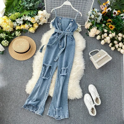 2019 European ins sexy gallus jumpsuits hot fashion handsome wide leg pants jumpsuit
2019 European ins sexy gallus jumpsuits hot fashion handsome wide leg pants jumpsuit