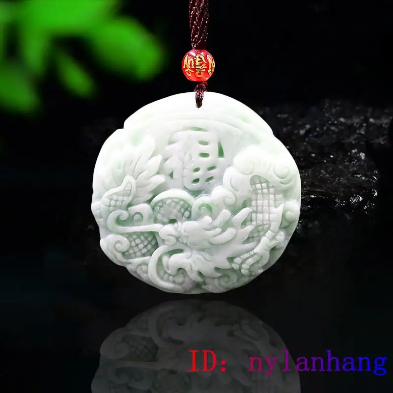 Green Jade Dragon Pendant Women Carved Necklace Gemstone Amulet Fashion Charm Accessories Gifts Natural Jewelry Chinese
Green Jade Dragon Pendant Women Carved Necklace Gemstone Amulet Fashion Charm Accessories Gifts Natural Jewelry Chinese