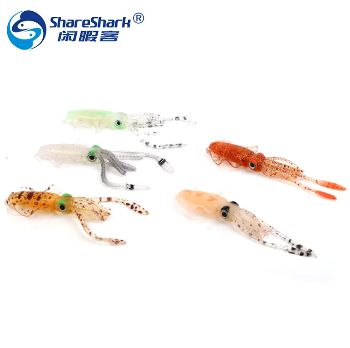 Luminous Soft Fishing Lure Octopus Skirts Sea Fishing Wobbler Bait Squid Artificial Lifelike Fishing Gear
Luminous Soft Fishing Lure Octopus Skirts Sea Fishing Wobbler Bait Squid Artificial Lifelike Fishing Gear