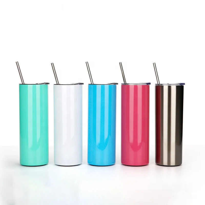 Laser Printing 20oz Stainless Steel Sublimation Double Wall Stainless Steel Skinny Tumbler with Lid and Straw, White/silver/rose red/blue/green
Laser Printing 20oz Stainless Steel Sublimation Double Wall Stainless Steel Skinny Tumbler with Lid and Straw, White/silver/rose red/blue/green