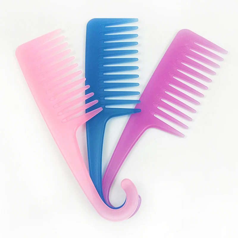 2020 Trending Product Portable Plastic Detangling Wide Teeth Comb with Curved Hook, Green/purple/white/pink/blue
2020 Trending Product Portable Plastic Detangling Wide Teeth Comb with Curved Hook, Green/purple/white/pink/blue