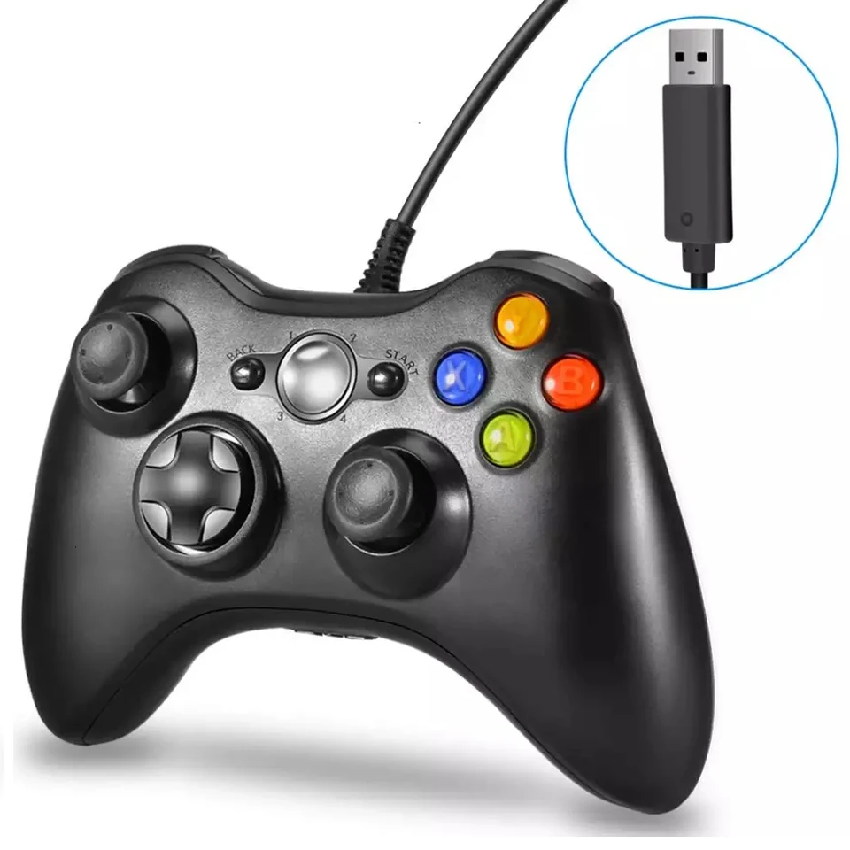 

USB Wired For Microsoft Xboxes 360 Gamepad Joypad Mando Manette PC Controller For Xboxes 360 Joystick