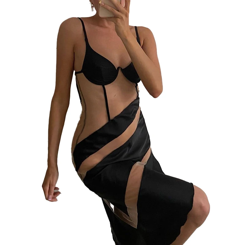 Wholesale Summer See Through Transparent Night Sexy Cut Out Bandage Sheer Dress For Women, Picture
Wholesale Summer See Through Transparent Night Sexy Cut Out Bandage Sheer Dress For Women, Picture