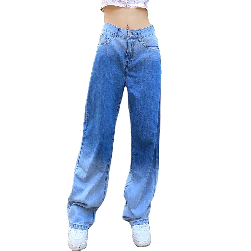 new fashion women's jeans pants light blue straight leg washed lady's jeans trousers
new fashion women's jeans pants light blue straight leg washed lady's jeans trousers