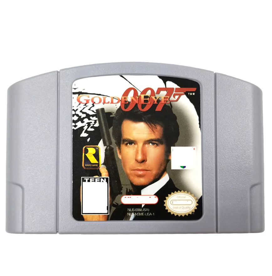 

free shipping Goldeneye 007 HARVEST MOON 64 game cartridge for N64 Video Game console card USA EUR ver., Colorful