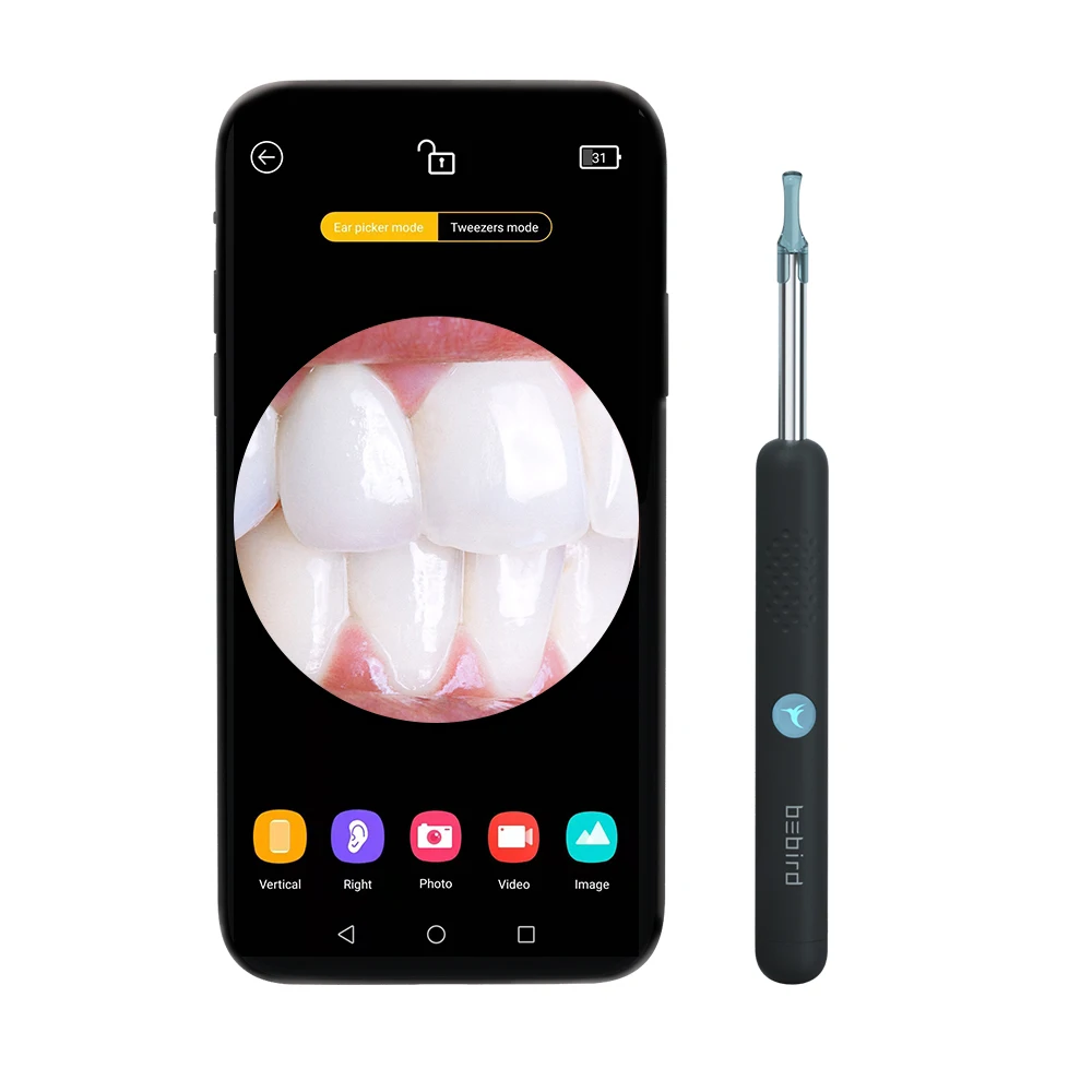 Bebird original factory 1080P HD waterproof WIFI camera intra dental oral camera with monitor, White/black
Bebird original factory 1080P HD waterproof WIFI camera intra dental oral camera with monitor, White/black