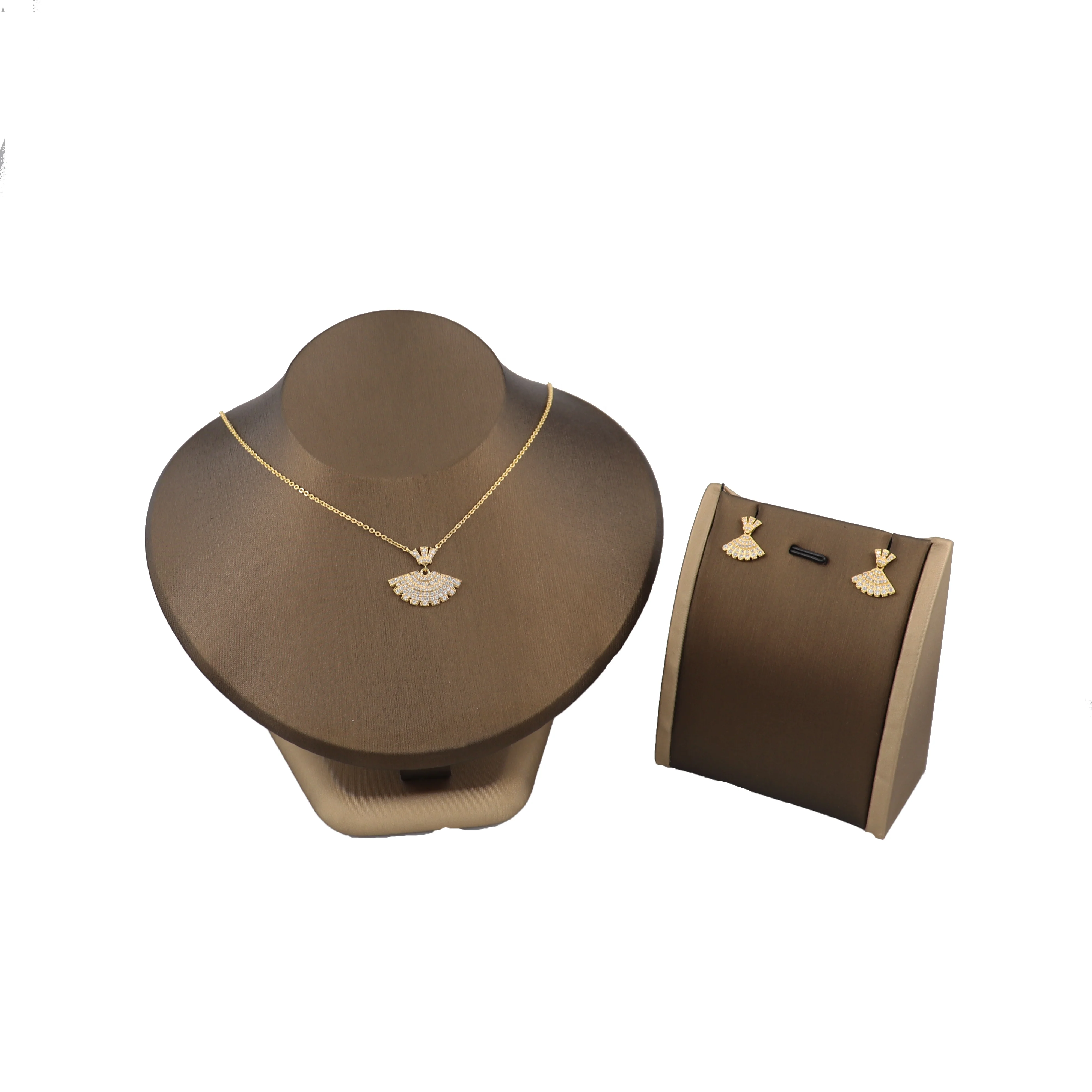 The new cute style skirt-shape fashion high quality jewelry women girl set plated 18k gold jewelry set
The new cute style skirt-shape fashion high quality jewelry women girl set plated 18k gold jewelry set