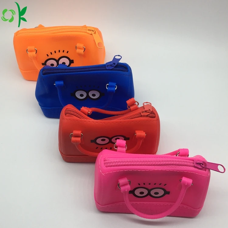 OKSILICONE Girls Mini Silicone Handbag Cute Cartoon Coin Purse Waterproof Small Wallet Pouch Jewelry Cosmetic Bag, Orange/blue/pink/red/or customized
OKSILICONE Girls Mini Silicone Handbag Cute Cartoon Coin Purse Waterproof Small Wallet Pouch Jewelry Cosmetic Bag, Orange/blue/pink/red/or customized
