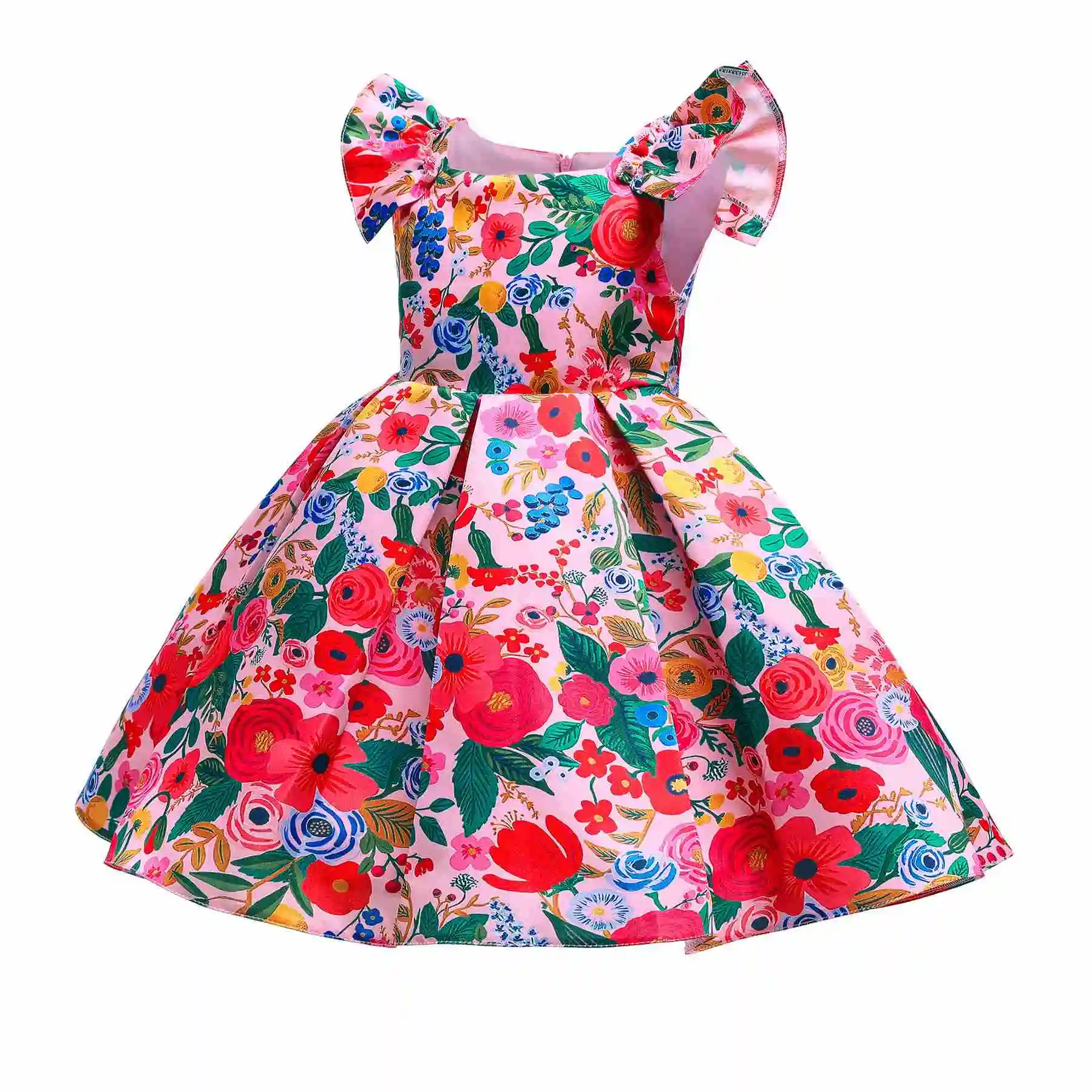 Good Quality Kids Dresses For Girls Children New Style Girl Sundress Color Print Flying Sleeve Princess Dress
Good Quality Kids Dresses For Girls Children New Style Girl Sundress Color Print Flying Sleeve Princess Dress