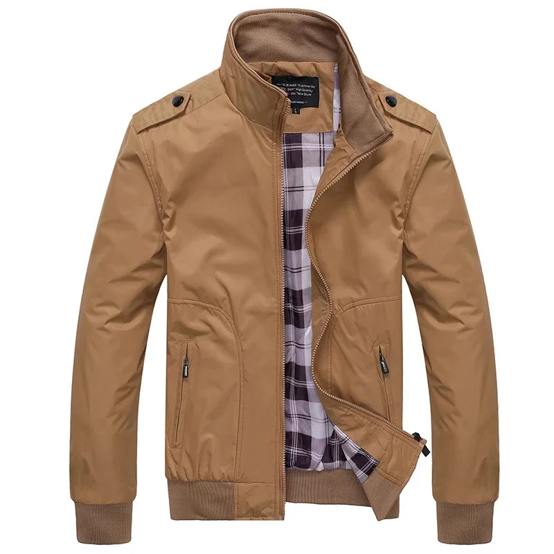 JK017 Mens Bomber Jacket Spring Autumn Casual Coats Solid Color Mens Sportswear Stand Collar Slim Male Bomber Jackets 4XL
JK017 Mens Bomber Jacket Spring Autumn Casual Coats Solid Color Mens Sportswear Stand Collar Slim Male Bomber Jackets 4XL