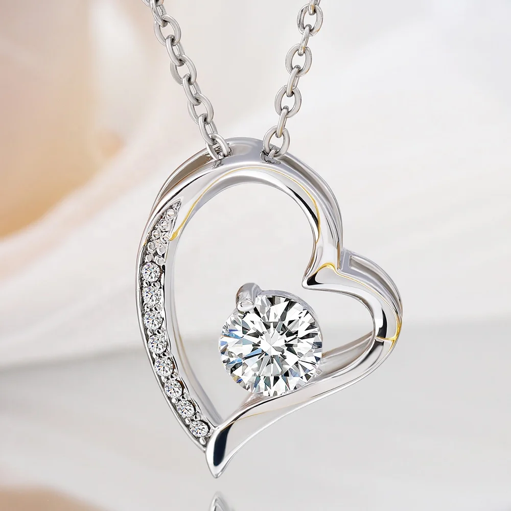 Fashion Classic 18k Gold Plated Stainless Steel Chain Crystal Heart Pendant Necklace For Women
Fashion Classic 18k Gold Plated Stainless Steel Chain Crystal Heart Pendant Necklace For Women