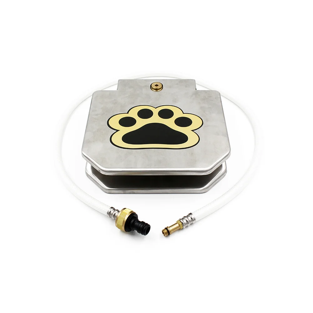 Wholesale pet water feeder rust resistant stainless steel dog water drinking fountain step on sprinkler pet toy
Wholesale pet water feeder rust resistant stainless steel dog water drinking fountain step on sprinkler pet toy