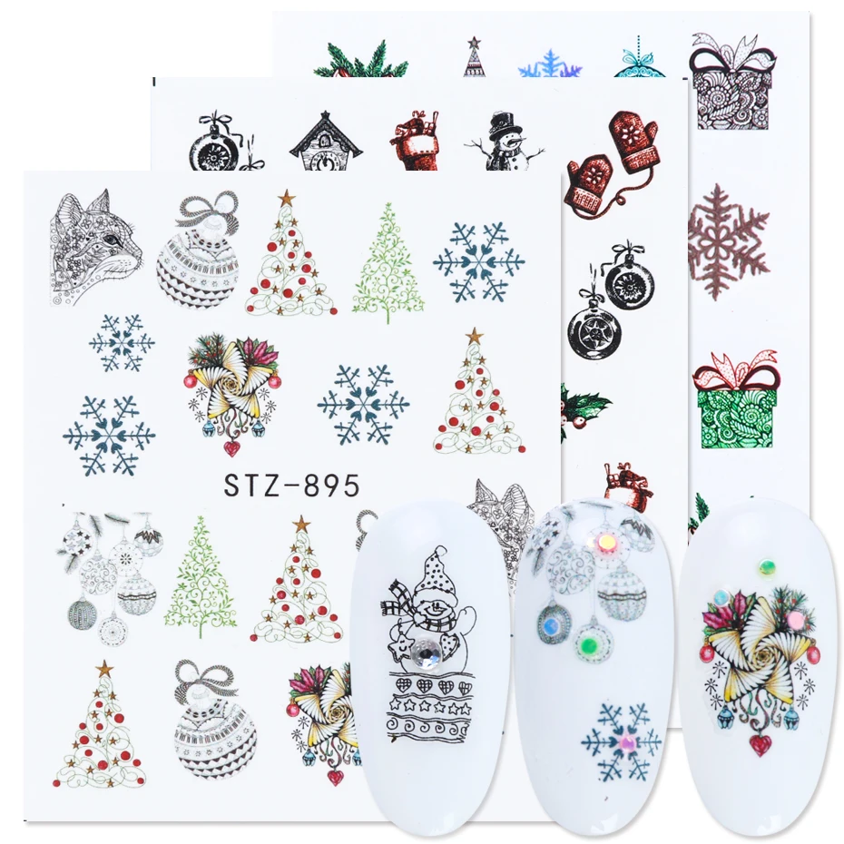 Top Sale Christmas Nail art Water Decals Snowflakes Gift Design New Year Decoration Stickers For Nail Gel Manicure Tip, Colorful
Top Sale Christmas Nail art Water Decals Snowflakes Gift Design New Year Decoration Stickers For Nail Gel Manicure Tip, Colorful