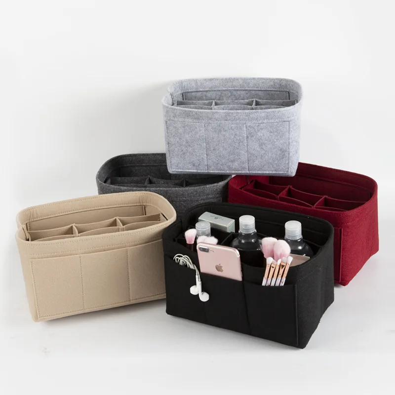 Custom logo multi function portable felt cosmetic makeup case bags for ladies, Red yellow black
Custom logo multi function portable felt cosmetic makeup case bags for ladies, Red yellow black