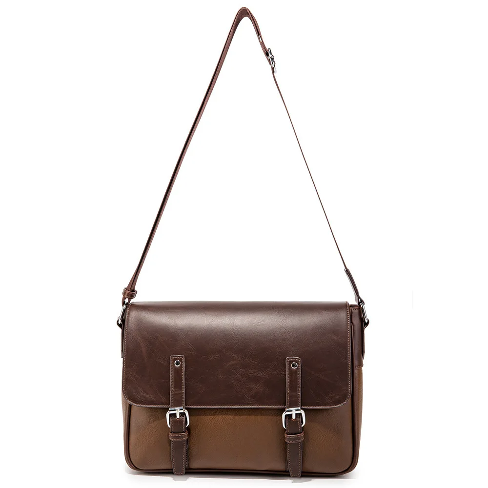 Fashion Business Computer Men's Vintage Oil PU Leather Crossbody Shoulder Briefcase Laptop Messenger Bags For Men, Brown,black
Fashion Business Computer Men's Vintage Oil PU Leather Crossbody Shoulder Briefcase Laptop Messenger Bags For Men, Brown,black