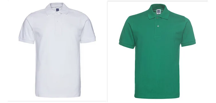 No MOQ Wholesale Custom Polo Shirt Men Printing Bulk Blank 100% cotton Mens Polo T-Shirts 14 Color