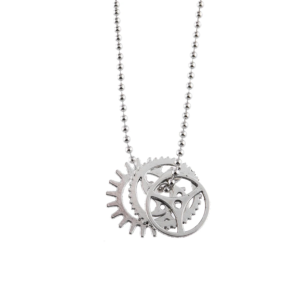 New fashion silver Steampunk Personality Pendant Necklace mechanical toothed wheel necklace for men and women, Picture
New fashion silver Steampunk Personality Pendant Necklace mechanical toothed wheel necklace for men and women, Picture