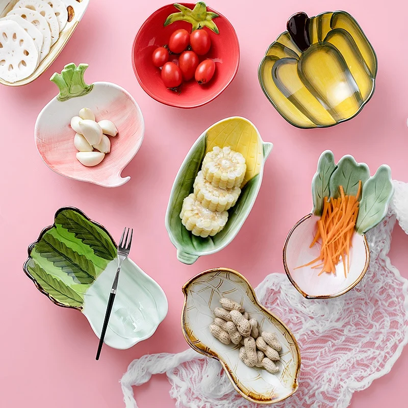 Japanese Cute Personality Net Celebrity Ceramic Tableware Creative Irregular Household Dish Plate Fruit Dish, Red/yellow/blue/green/pink
Japanese Cute Personality Net Celebrity Ceramic Tableware Creative Irregular Household Dish Plate Fruit Dish, Red/yellow/blue/green/pink